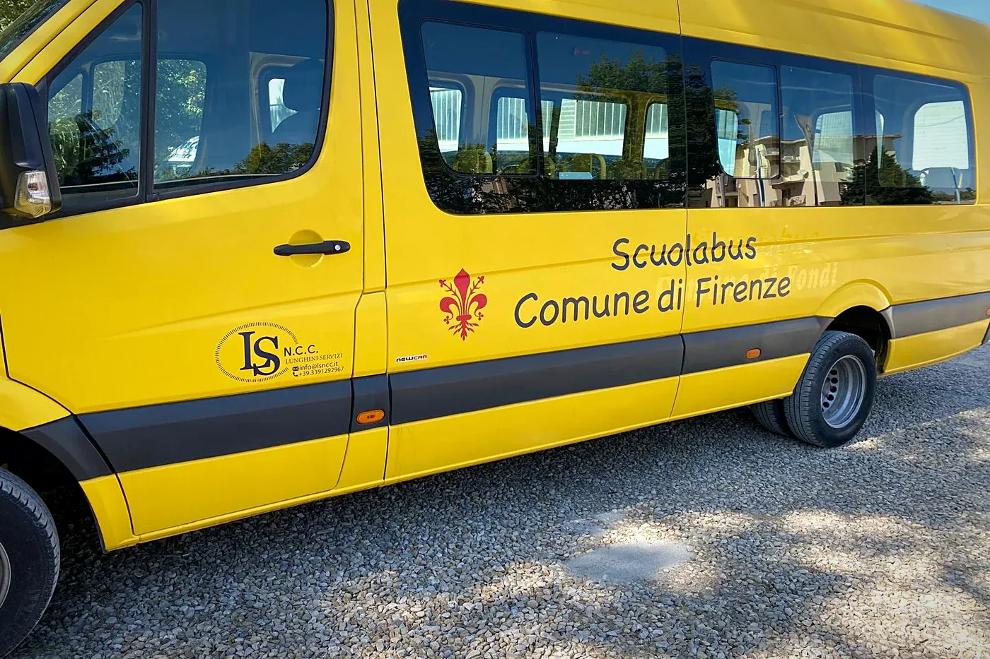 Scuolabus LSNCC in servizio per il Comune di Firenze